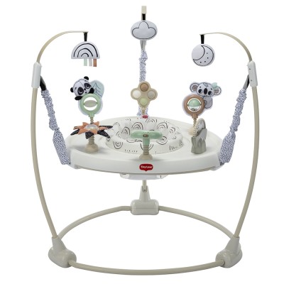 Активен център за игра и бънджи Tiny Love 4-in-1 Jump&Play Black&White Decor, 6м+