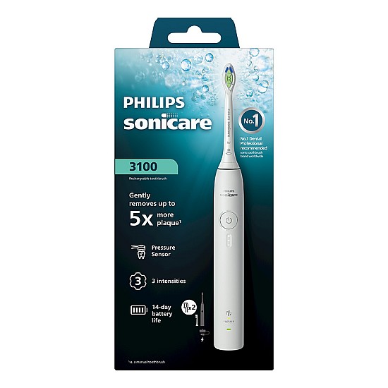 Philips Sonicare Звукова четка за зъби HX4032/21 серия 3100, бяла
