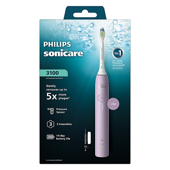 Philips Sonicare Звукова четка за зъби HX4033/27 серия 3100, люляк