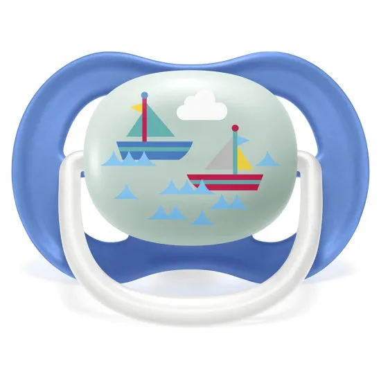 Philips AVENT Ортодонтични залъгалки Ultra Air Happy + стерилизаторна кутия (6-18м), НАДПИС/ЛОДКА, 2 бр./оп. Philips AVENT Ортодонтични залъгалки Ultra Air Happy + стерилизаторна кутия (6-18м), НАДПИС/ЛОДКА, 2 бр./оп.