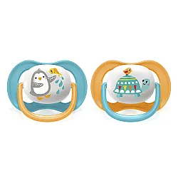 Залъгалки Ultra Air Animals 6-18м с декор Пингвин и Костенурка
