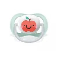 Philips AVENT Ортодонтични залъгалки Ultra Air Happy + стерилизаторна кутия (0-6м), с декорация, 2 бр./оп. SCF343/20