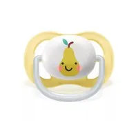 Philips AVENT Ортодонтични залъгалки Ultra Air Happy + стерилизаторна кутия (0-6м), с декорация, 2 бр./оп. SCF343/20
