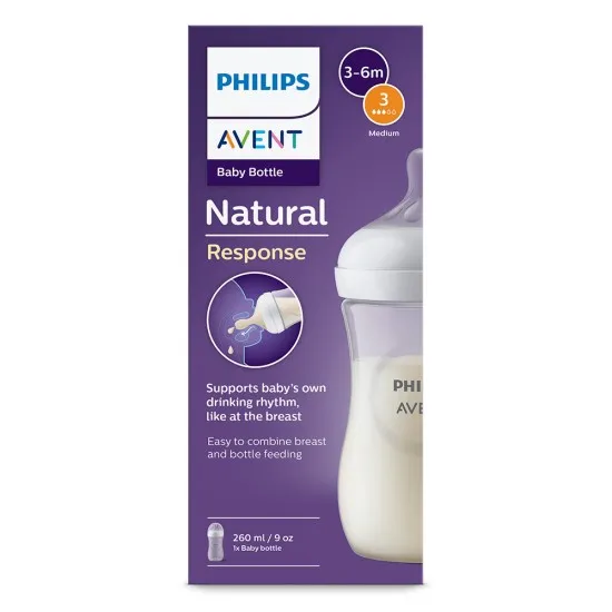 Philips AVENT Шише Natural Response 260 мл