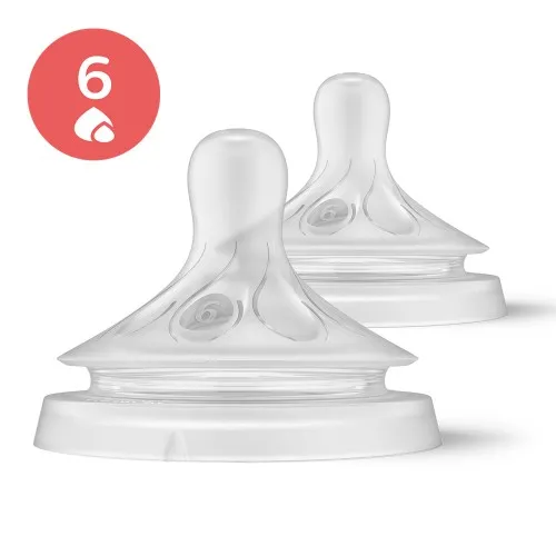 Биберони Philips AVENT Natural Response SCY966/02 flow 6 за гъсти течности