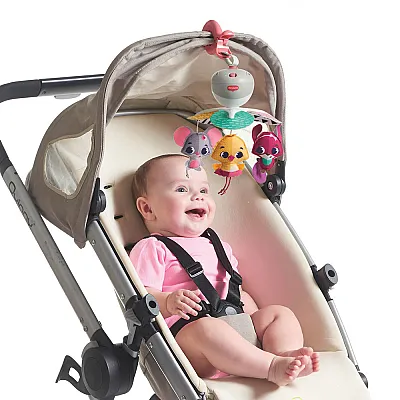 3-в-1 Музикална въртележка TINY LOVE Take-Along Mobile Tiny Princess, 0м+