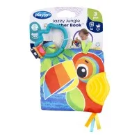 PLAYGRO Книжка-гризалка Джунгла, 3м+