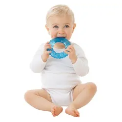 Гризалка с вода Син ринг PLAYGRO, 3м+ Гризалка с вода Син ринг PLAYGRO, 3м+