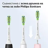 Philips Sonicare Стандартна глава Premium White W3 BrushSync, бяла, (4бр./oп) HX9064/17