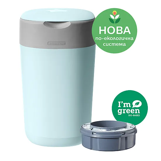 Tommee Tippee Хигиенен кош за памперси Twist&Click - СИН