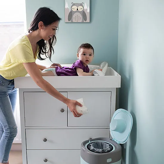 Tommee Tippee Хигиенен кош за памперси Twist&Click - СИН