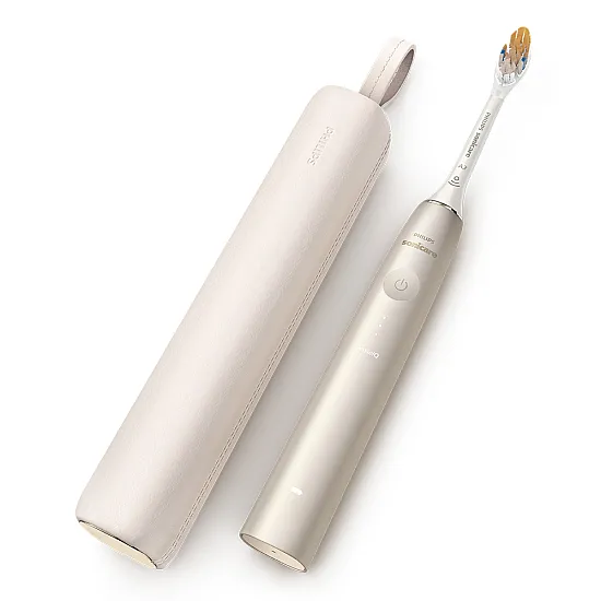 Philips Sonicare Звукова четка за зъби Prestige 9900 SenseIQ, шампанско HX9992/11