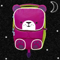 Trunki Детска раница розово Мече