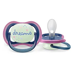 Залъгалки Ultra Air Night 6-18м розови с декор Звезда и Dreams