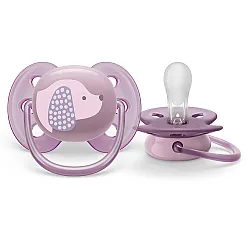 Залъгалки Ultra Soft 6-18м с декор Куче и Цвете Залъгалки Ultra Soft 6-18м с декор Куче и Цвете