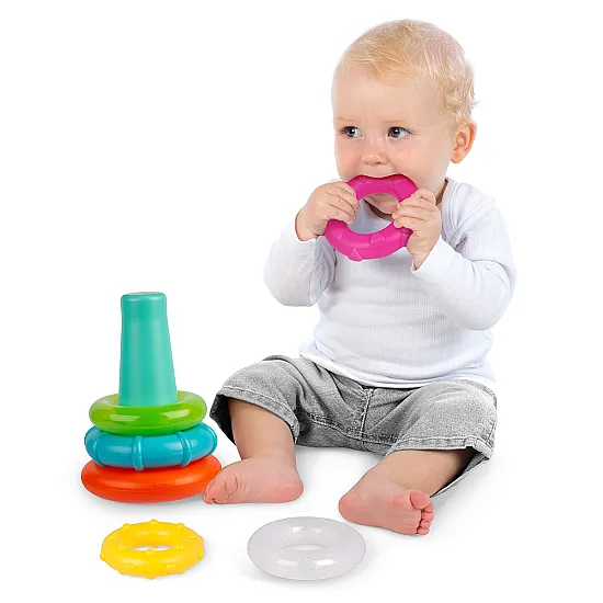 PLAYGRO Конус с цветни рингове, 10м+ 4088543