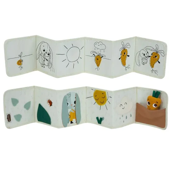 TINY LOVE Double-sided First Book Garden of Adventures, 3333111881 Еко Двустранна книжка-обиколник TINY LOVE Garden of Adventures