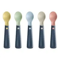 Комплект лъжици за хранене Tommee Tippee, 5 бр./оп., 6м+ Tommee Tippee Лъжици за хранене 5 бр./оп., 6м+