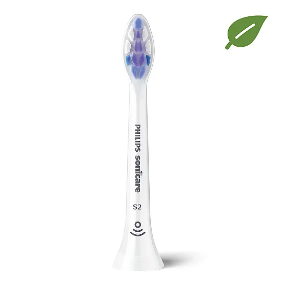 Резервна глава за четка за зъби Philips Sonicare HX6054/87 S2 Sensitive, бял, 4 бр. Philips Sonicare накрайник S2 Sensitive, 4 броя