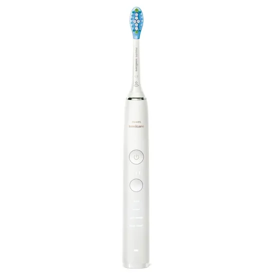 Philips Sonicare Орален душ Power Flosser 3000 Interdental и Електрическа четка за зъби Diamond Clean, серия 9000, бяла HX3886/41