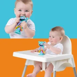 Силиконова дрънкалка за столче Playgro, 6м+ Силиконова дрънкалка за столче Playgro, 6м+