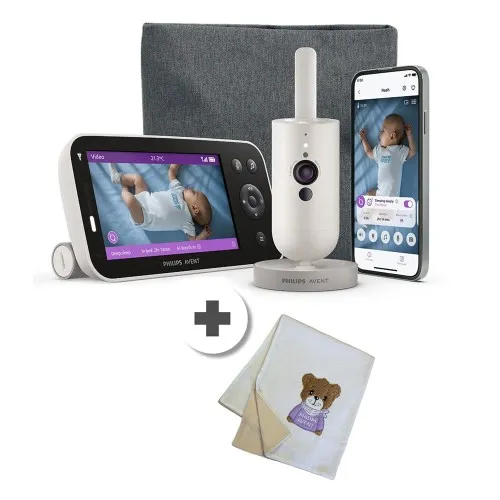 Дигитален видеофон Philips Avent Premium Connected SCD971/26 с технология Sense IQ