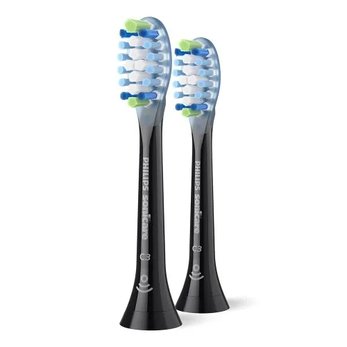 Глава за четка C3 Premium Plaque Defence Philips Sonicare HX9042/88, черен, 2 броя