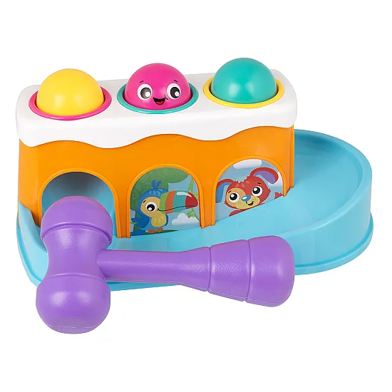 PLAYGRO Активна играчка Рампа с топки и чук 12м+ PLAYGRO Активна играчка Рампа с топки и чук