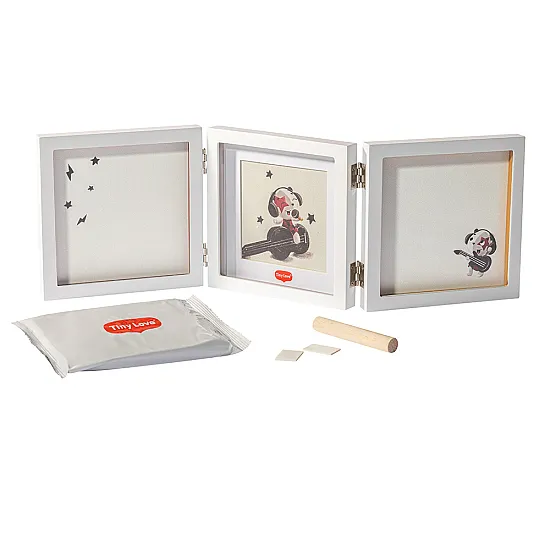 Декоративна Рамка за 2 Отпечатъкa и Снимка Tiny Love от серията Tiny Creations Tiny Love Рамка за 2 Отпечатъка и Снимка Tiny Creations