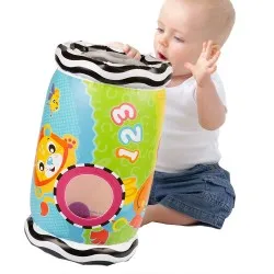 Надуваема играчка Валяк ABC 123 PLAYGRO, 6м+ Надуваема играчка Валяк ABC 123 PLAYGRO, 6м+