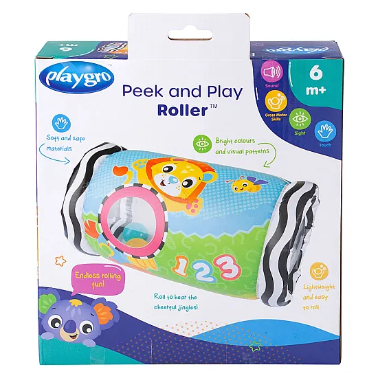 PLAYGRO Надуваема играчка Валяк ABC 123, 6м+