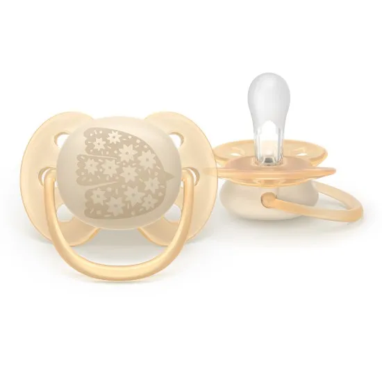 Philips AVENT Ultra Soft SCF091/41 пастелни с декор 0-6м
