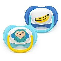 Philips AVENT залъгалки Ultra Air Happy SCF080/26, 6-18м с декорация