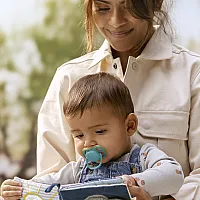 Philips AVENT залъгалки Ultra Air SCF087/10, 6-18м синьо момче