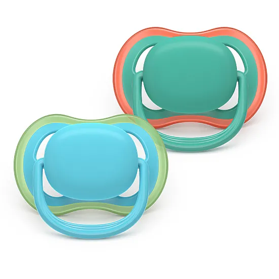Philips AVENT залъгалки Ultra Air SCF087/10, 6-18м синьо момче