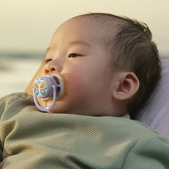Philips AVENT залъгалки Ultra Air SCF087/04, 0-6м, пастелни, животни, момиче