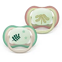 Philips AVENT залъгалки Ultra Air Night SCF376/31, 6-18м, пастелни, неутрални