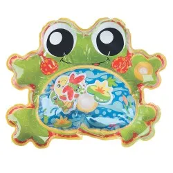 Надуваема играчка PLAYGRO Жаба с водно коремче, 3м+