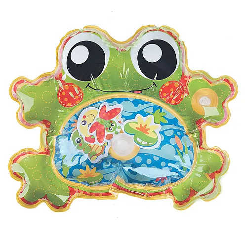 Надуваема играчка PLAYGRO Жаба с водно коремче, 3м+