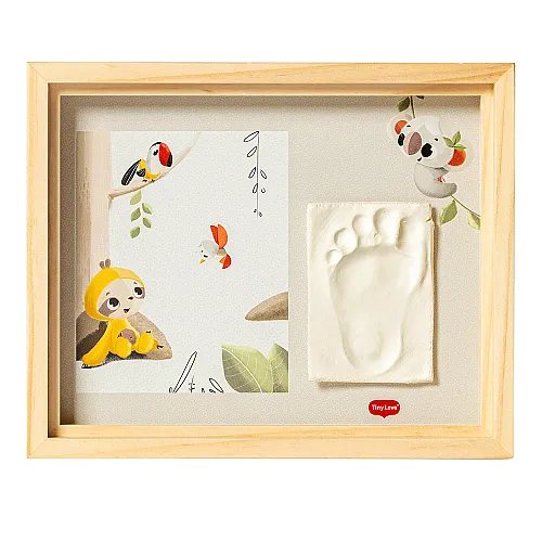 Рамка за снимка и отпечатък Tiny Love Tiny Creations, дървена рамка, 0м+