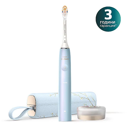 Електрическа четкa за зъби Philips Sonicare Prestige 9900 SenseIQ limited edition baby blue