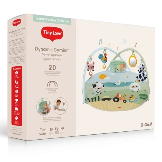 TINY LOVE Активна гимнастика Dynamic Gymini Farmers Funday