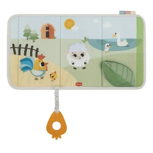 Сензорна играчка Tiny Love 2-in-1 Tummy Time Farmers Funday, 0м+