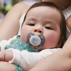 Залъгалки Philips Avent Ultra Soft NightTime 6-18м пастелни момче