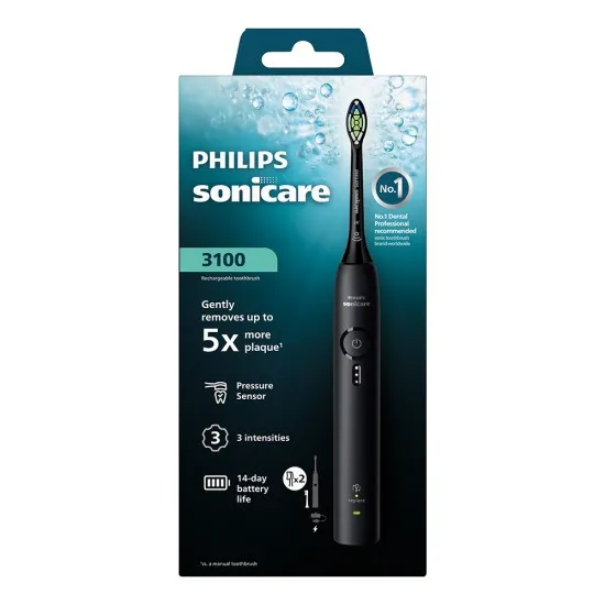 Philips Sonicare Звукова четка за зъби HX4032/32 серия 3100, черна