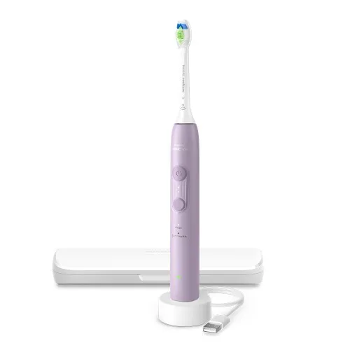 Електрическа четка за зъби Philips Sonicare 4100 HX4043/49 люляк, с кутия