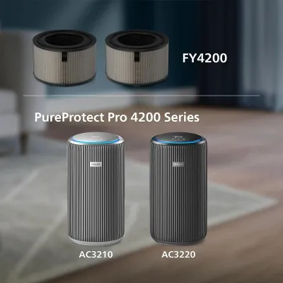 Комплект 2 броя филтри Philips NanoProtect HEPA FY4200/30 за серия 4200