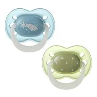 Tommee Tippee Ортодонтични залъгалки NIGHT GLOW 0-6м, TT.0307