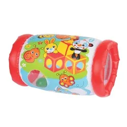 Надуваема играчка "Валяк"  PLAYGRO, 6м+, червен