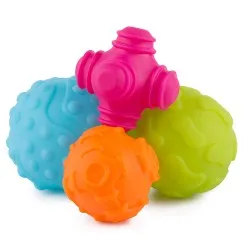 Тактилни релефни топки PLAYGRO (4бр./оп.) 6м+